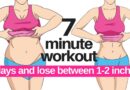 7 DAY CHALLENGE – 7 MINUTE WORKOUT TO LOSE BELLY FAT – HOME WORKOUT TO LOSE INCHES – START TODAY